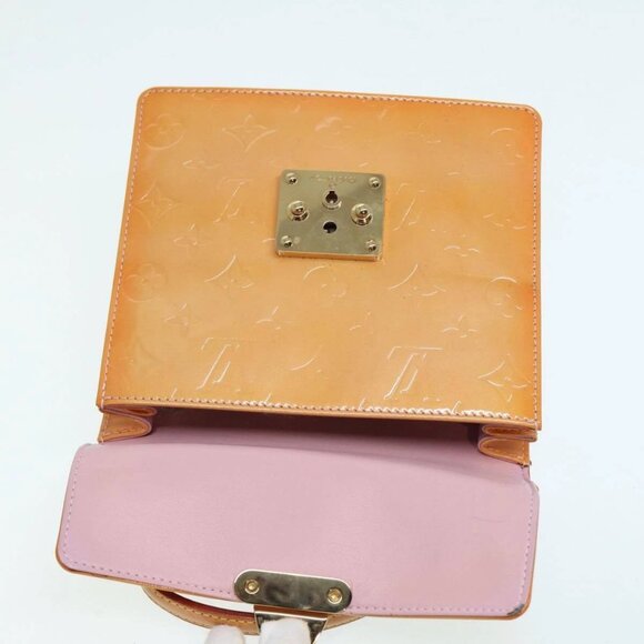 LOUIS VUITTON Vernis Spring Street Hand Bag Marshmallow Pink - Picture 12 of 16